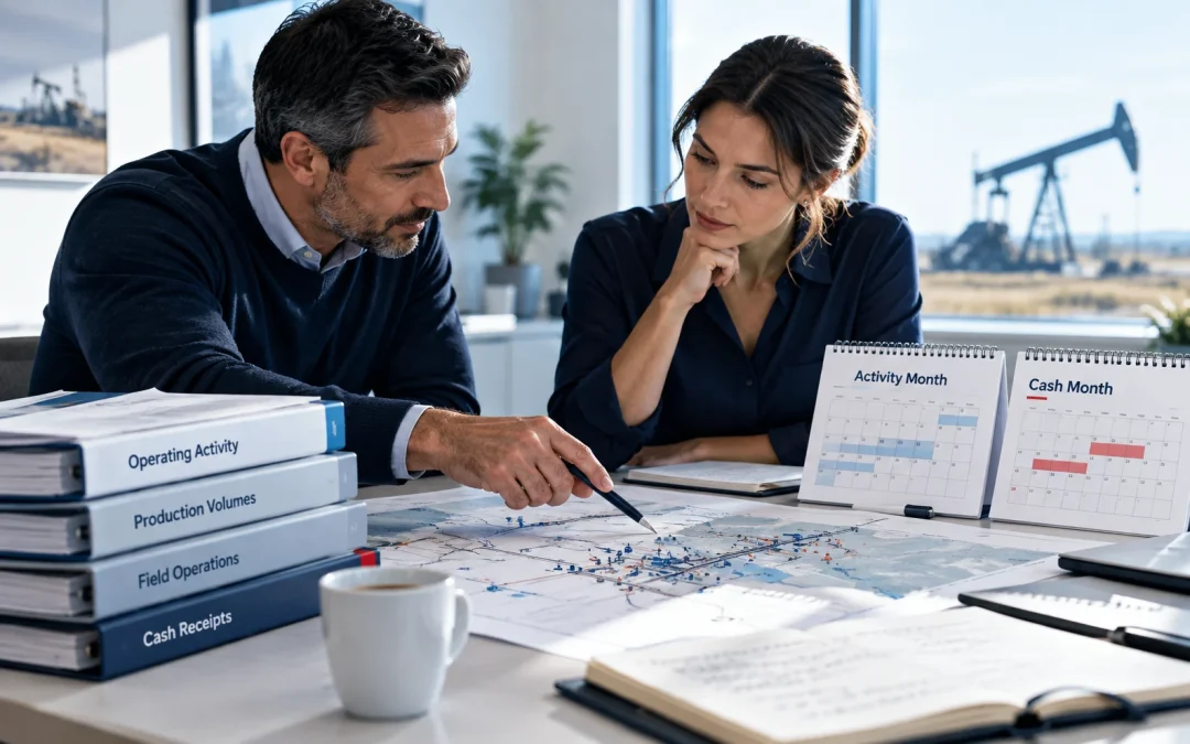 Cash month and activity month: two dates that change the story
